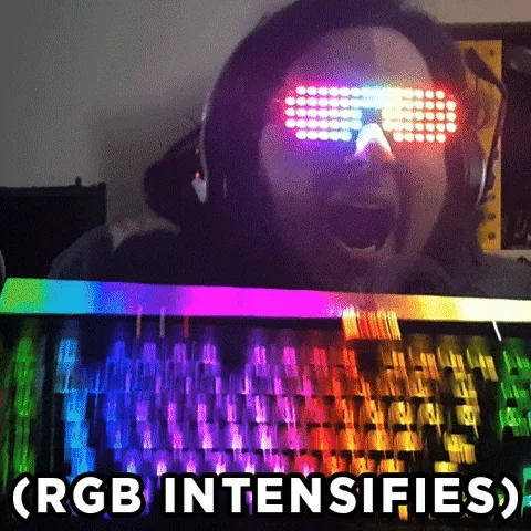 Rainbow Intensifies GIF by CORSAIR