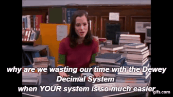 hangonsloopy library ddc classification dewey decimal system GIF