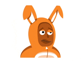Brikk illustration halloween loop bunny GIF