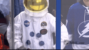 Ice Hockey Astronaut GIF by NHL