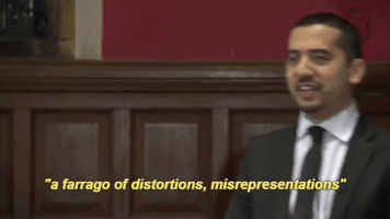 VishSax farrago mehdi hasan shashi tharoor GIF