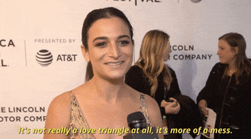 jenny slate its not really a love triangle at all its more of a mess GIF by Tribeca Film Festival
