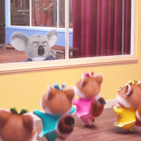 Buster Moon Dance GIF by Sing Movie