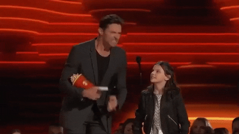 MTV Movie Awards 2017 wolverine hugh jackman mtv movie and tv awards GIF