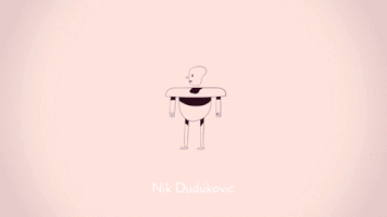 shocked dance GIF by Nik Dudukovic
