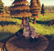 alexandrekikuchi t4interactive village building t4 interactive stone golem GIF