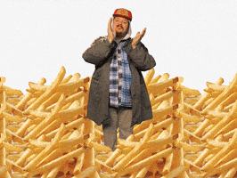 french fries GIF by Dead Set on Life