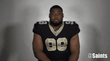 saints football thumbs up GIF by New Orleans Saints