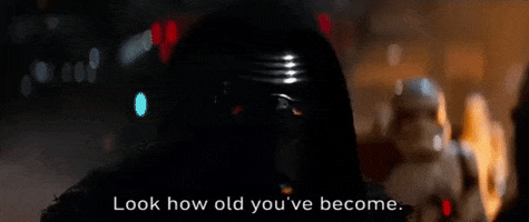 episode 7 look how old youve become GIF by Star Wars