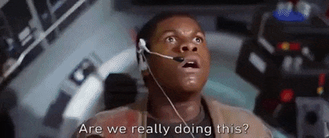 are we really doing this the force awakens GIF by Star Wars