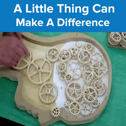 InformationQ often the smallest piece makes the biggest difference! GIF