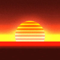 colorful sunset GIF by xpandamind