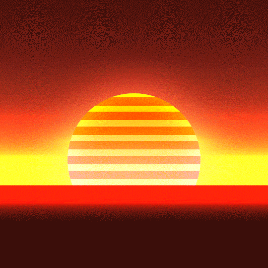 Sun Sunset GIF by jaydr.1