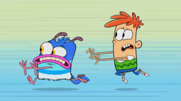bunsen is a beast running GIF by Nickelodeon