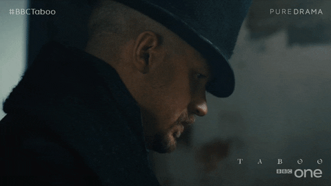 Tom Hardy Taboo GIF by BBC - Find & Share on GIPHY