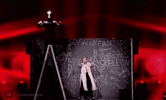ellekay eurovision azerbaijan skeletons dihaj GIF