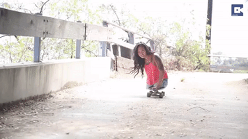 Woman Skating GIF