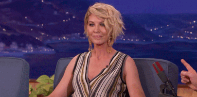 Jenna Elfman Muscle GIF by Team Coco - Find & Share on GIPHY