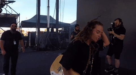 Rock Show Band GIF by Tash Sultana - Find & Share on GIPHY