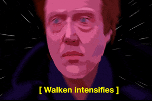 Christopher Walken Meme GIF by GIPHY Studios Originals