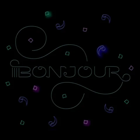french neon GIF by Kate Widdows