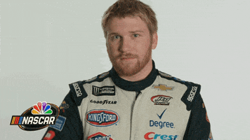 chris buescher fingerpoint GIF by NASCAR on NBC
