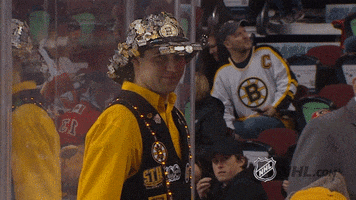 boston bruins hello GIF by NHL
