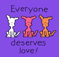 Coexist Love Is Love GIF by Chippy the Dog