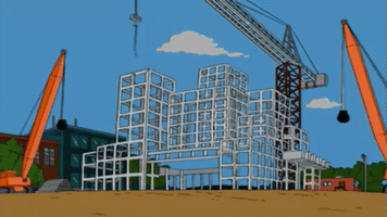 Frank Gehry Simpsons GIF