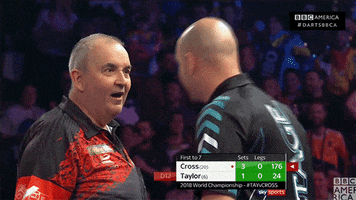 watching you premier league darts GIF by BBC America