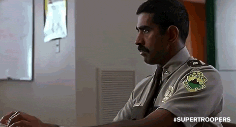 Super Troopers Reaction GIF by Searchlight Pictures - Find & Share on GIPHY