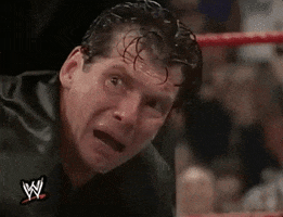 Scared Vince Mcmahon GIF by WWE