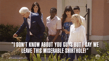 nbc GIF by The Good Place