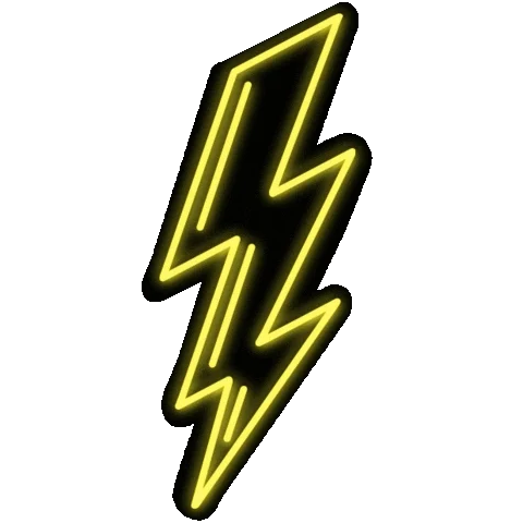 awesome lightning bolt Sticker by ptrzykd