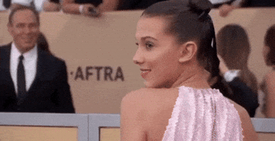 millie bobby brown blow kiss GIF by SAG Awards
