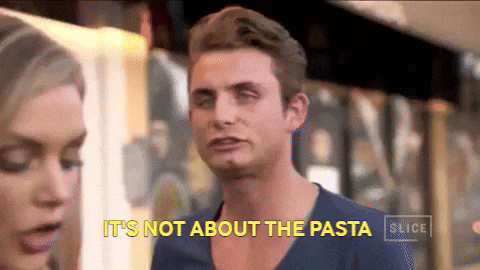 Its Not About The Pasta GIFs - Get the best GIF on GIPHY