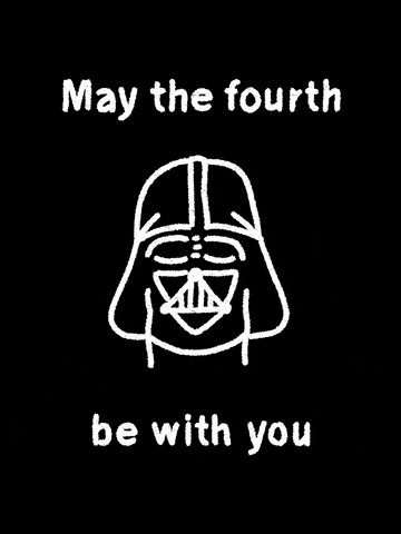 May The Fourth Be With You Star Wars GIF by Equal Parts Studio - Find & Share on GIPHY