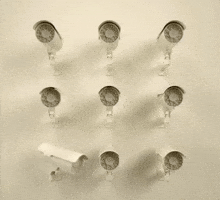 Paper Airplane Security Camera GIF