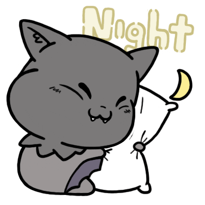Tired Good Night Sticker By Aminal Sticker for iOS & Android | GIPHY