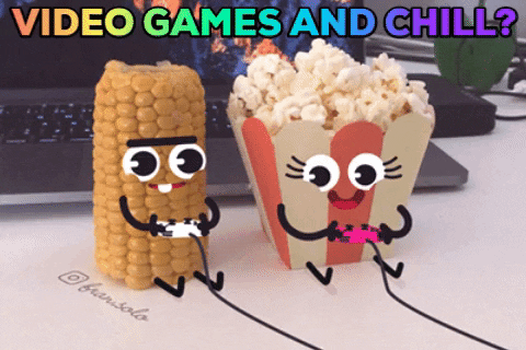 video games netflix and chill GIF