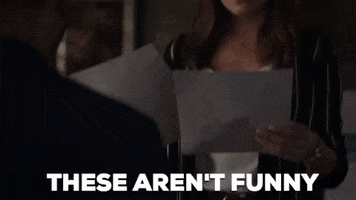 Not Funny Emily Rhodes GIF by ABC Network