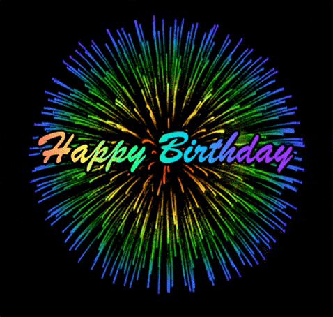 Happy Birthday Rainbow GIF by Justin - Find & Share on GIPHY
