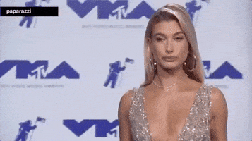 hailey baldwin GIF by 2017 MTV Video Music Awards