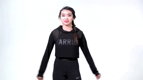 Jumping action words for kids animation