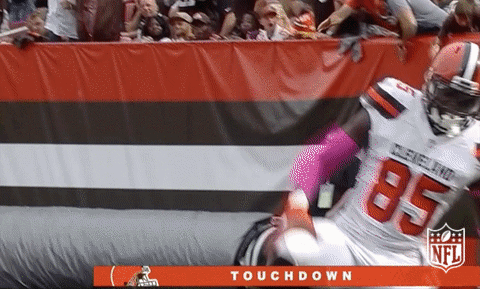 Cleveland Browns Njoku GIF by NFL - Find & Share on GIPHY