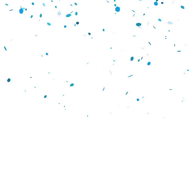 Blue Confetti Sticker by Douglas Schatz for iOS & Android GIPHY