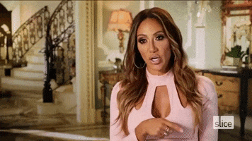 real housewives of new jersey fingers crossed GIF by Slice