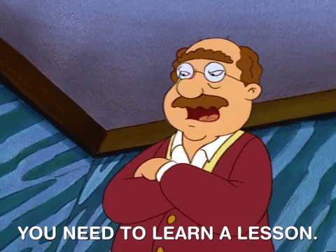 Learn A Lesson GIFs - Find & Share on GIPHY