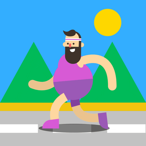 animation running GIF by Dave Gamez