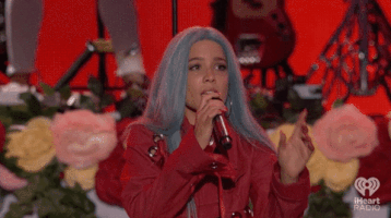 excited halsey GIF by iHeartRadio